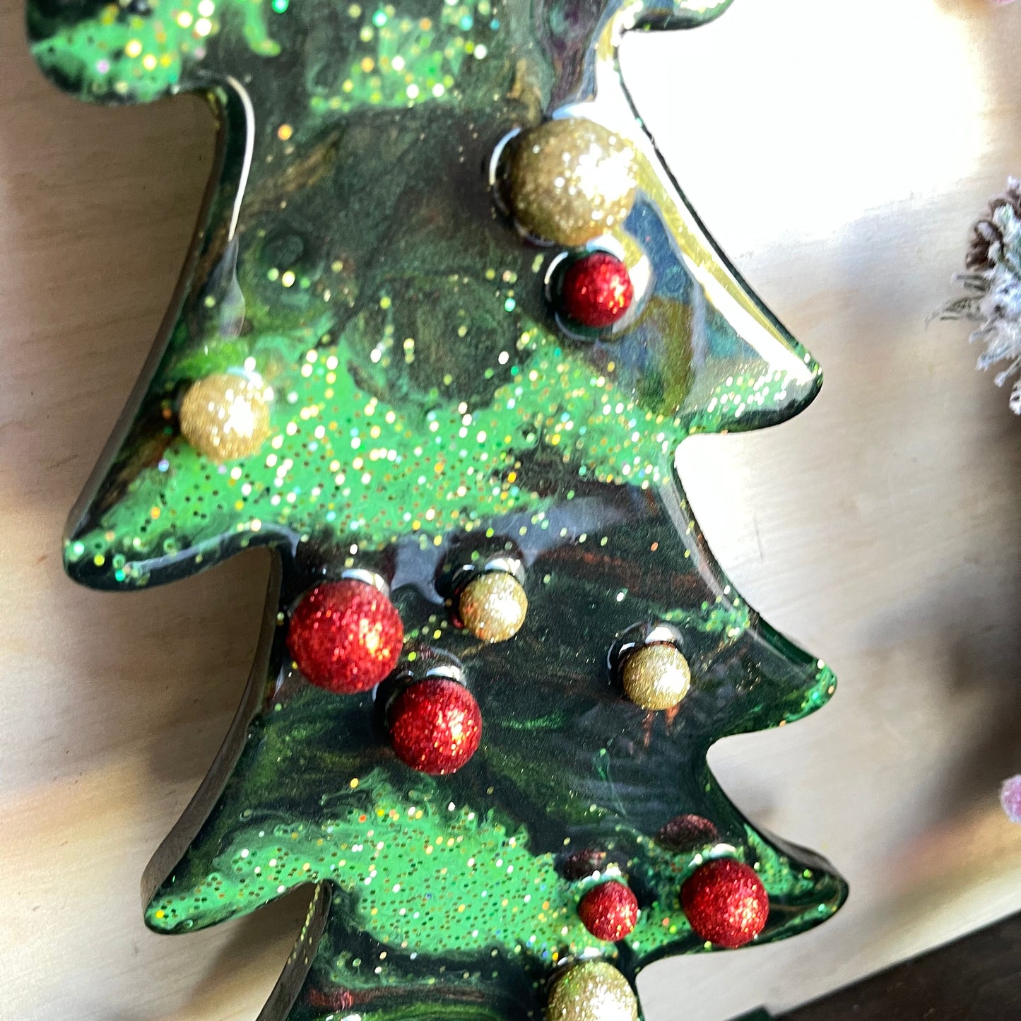 Tall Resin Christmas Trees (SET OF TWO) - 12/09 @ 1pm - ticket/price is for one person