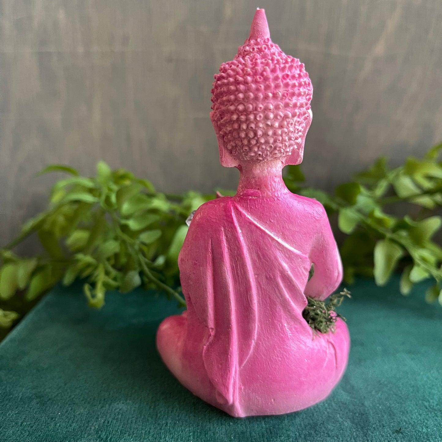 Rose Dhyana Buddha with Quartz