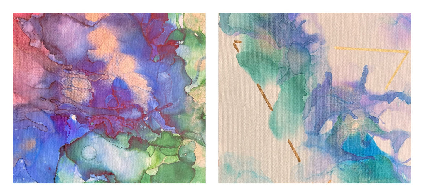 In person Class  ★Alcohol Ink painting★︎ WEDNESDAY 2/22 at 6:30pm cst