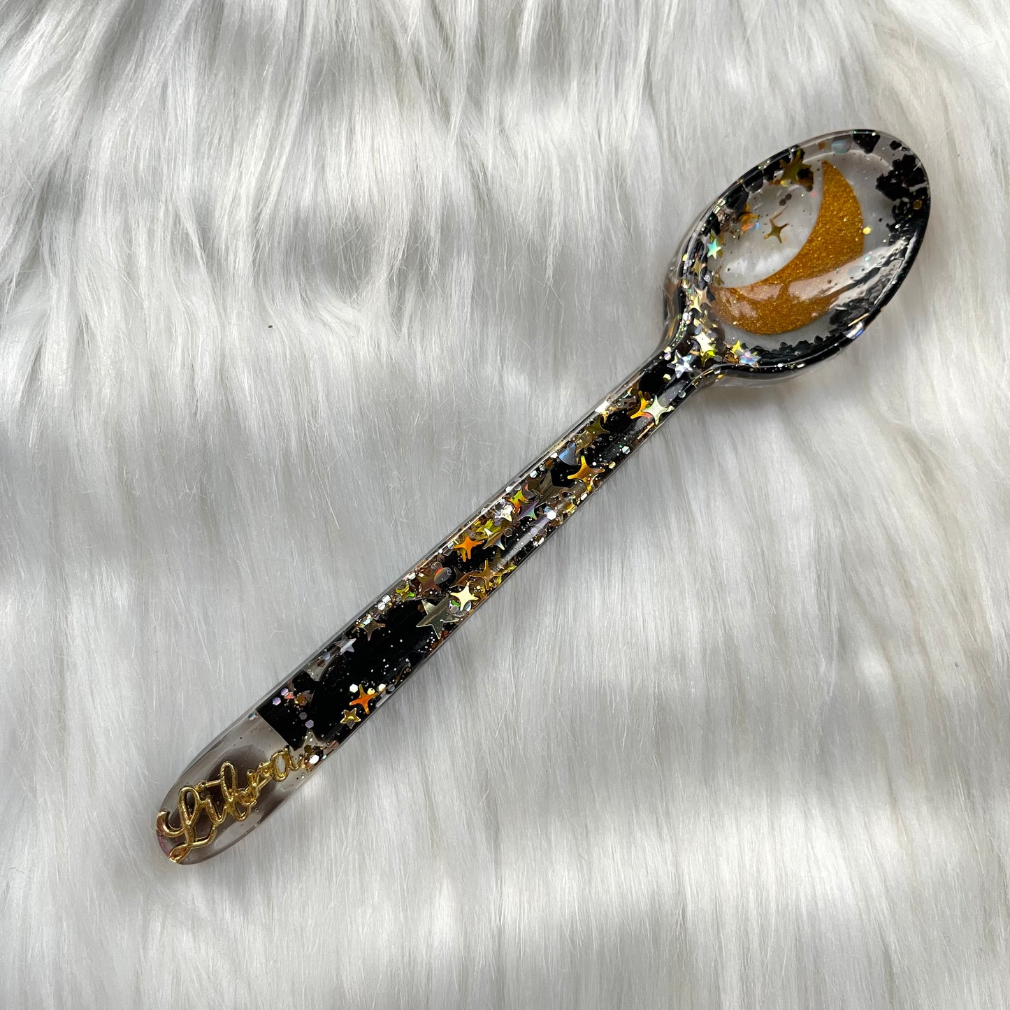 Zodiac Spoon - GOLD - symbolic healing spoon