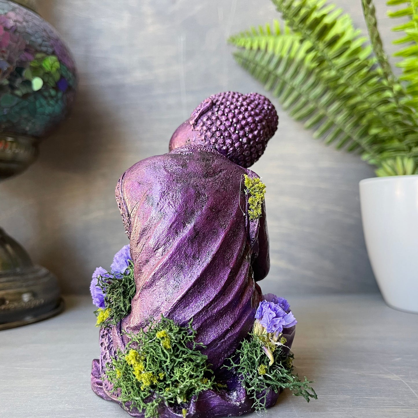 Purple Resting Buddha - RUNE - amethyst